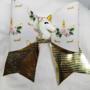 Handmade new unicorn bow